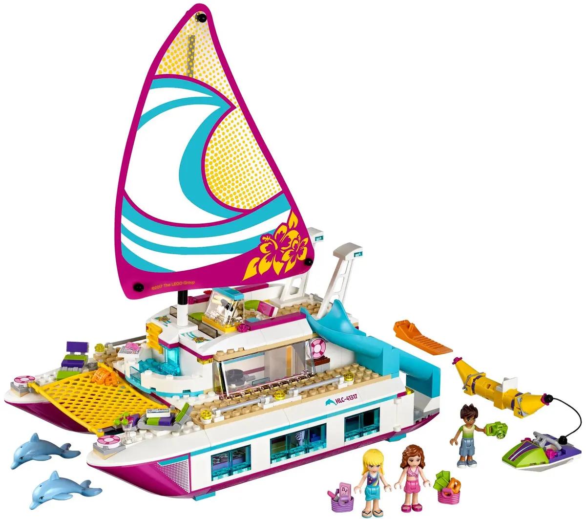 LEGO Friends 41317 Sunshine Catamaran set