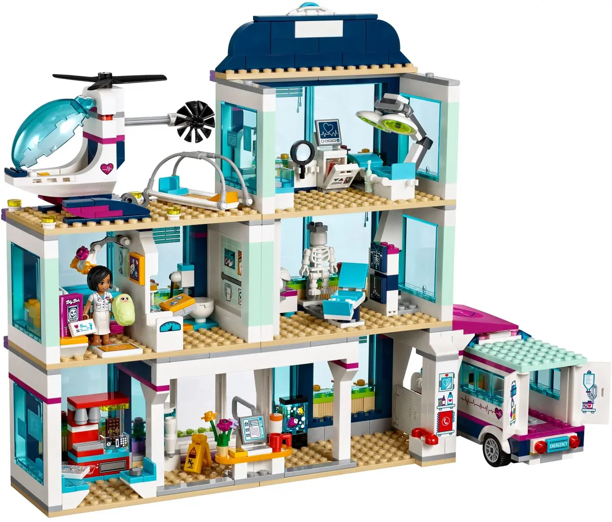 LEGO Friends 41318 Heartlake Hospital set, image 5