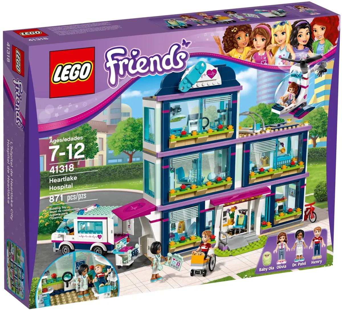 LEGO Friends 41318 Heartlake Hospital set, image 2