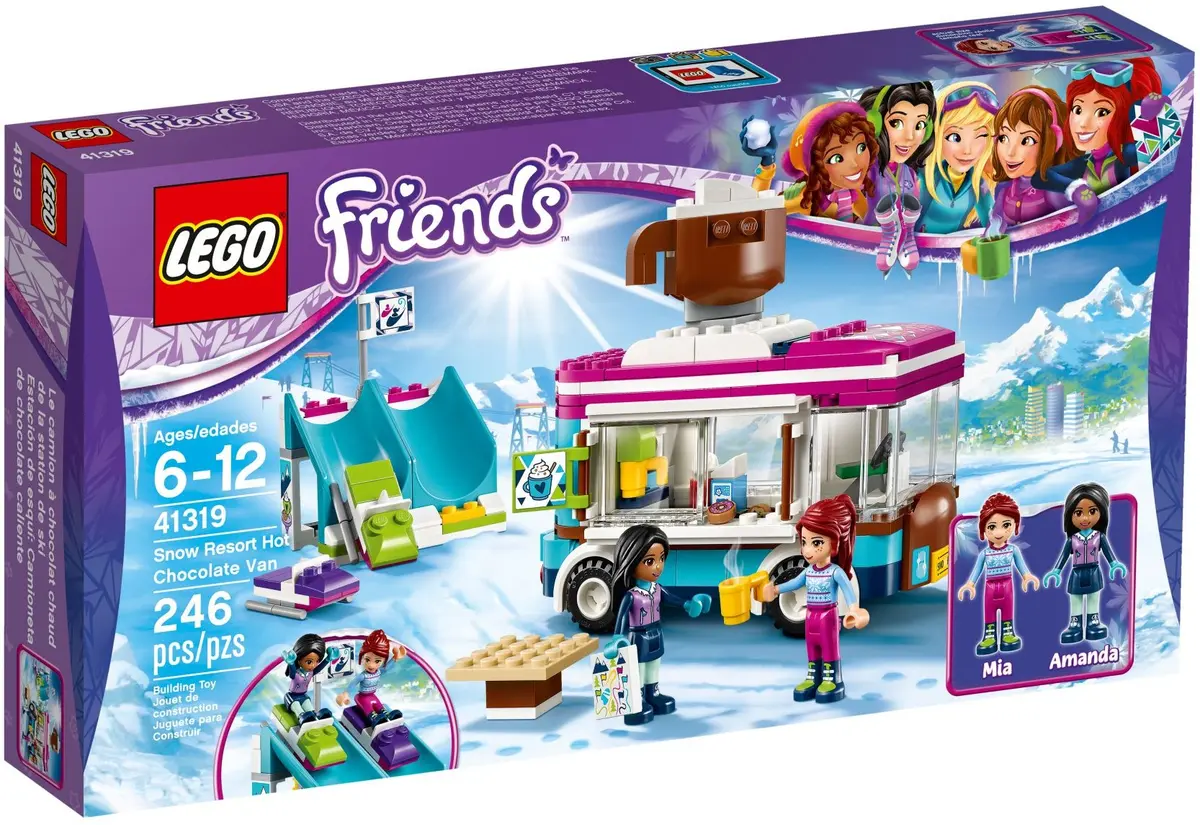 LEGO Friends 41319 Snow Resort Hot Chocolate Van set, image 2