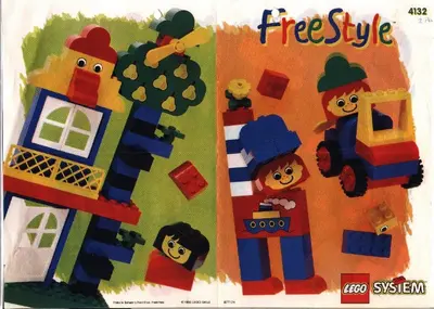 LEGO Freestyle 4132 3+ Tote Pack set