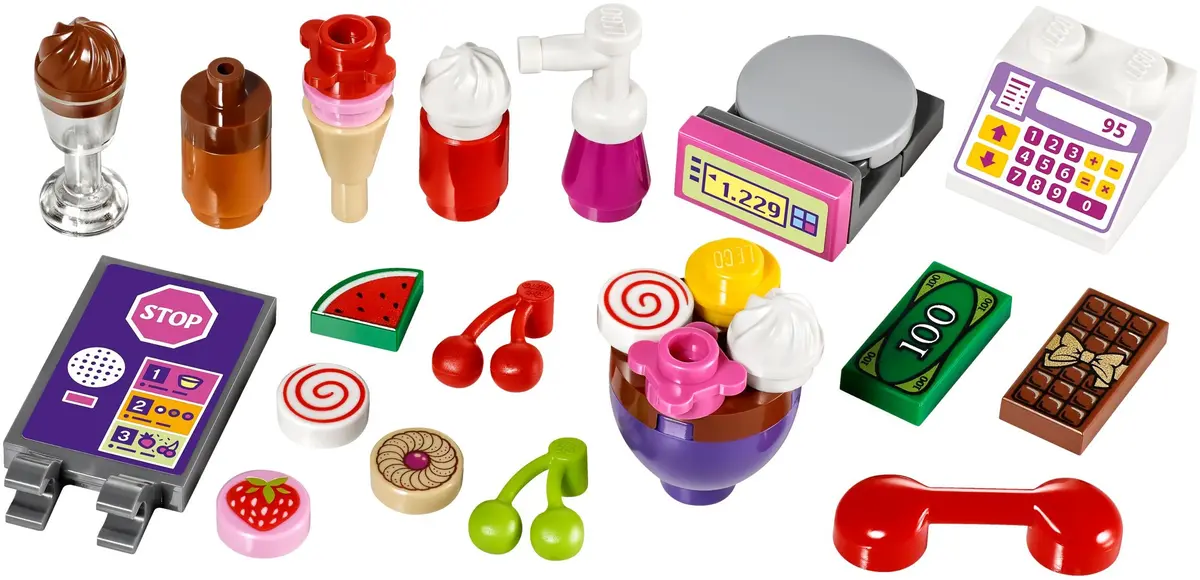 LEGO Friends 41320 Heartlake Frozen Yogurt Shop set, image 3