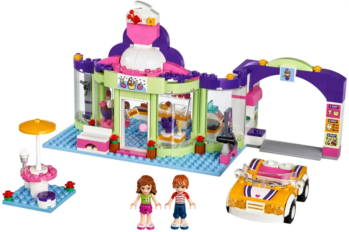 LEGO Friends 41320 Heartlake Frozen Yogurt Shop set