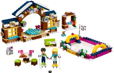 LEGO Friends 41322 Snow Resort Ice Rink set