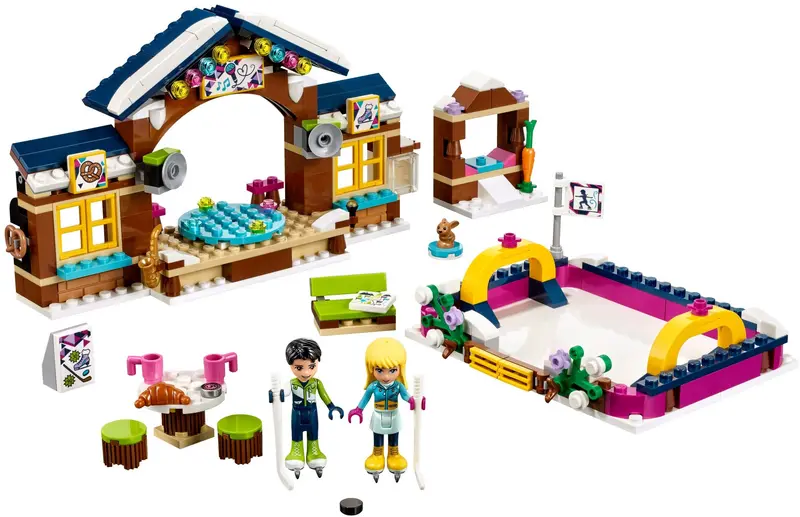 LEGO Friends 41322 Snow Resort Ice Rink set