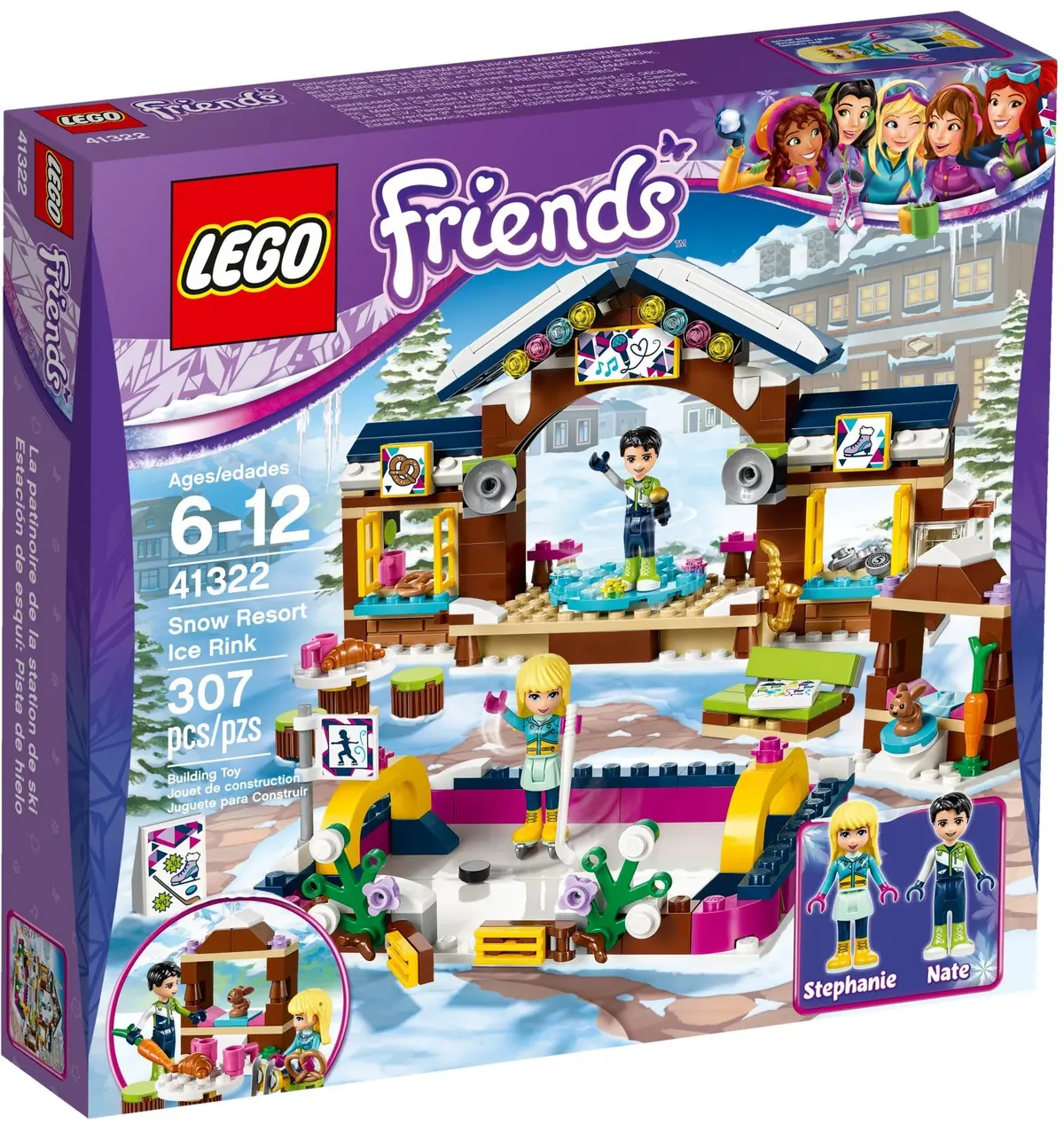 LEGO Friends 41322 Snow Resort Ice Rink set, image 2