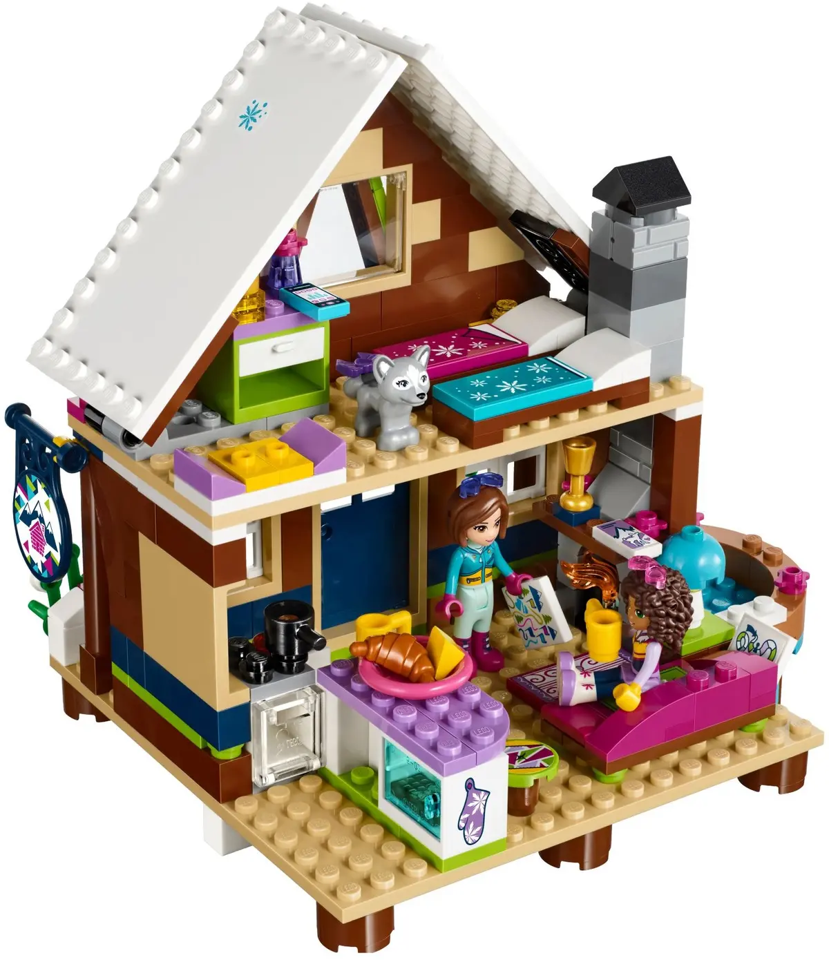 LEGO Friends 41323 Snow Resort Chalet set, image 5