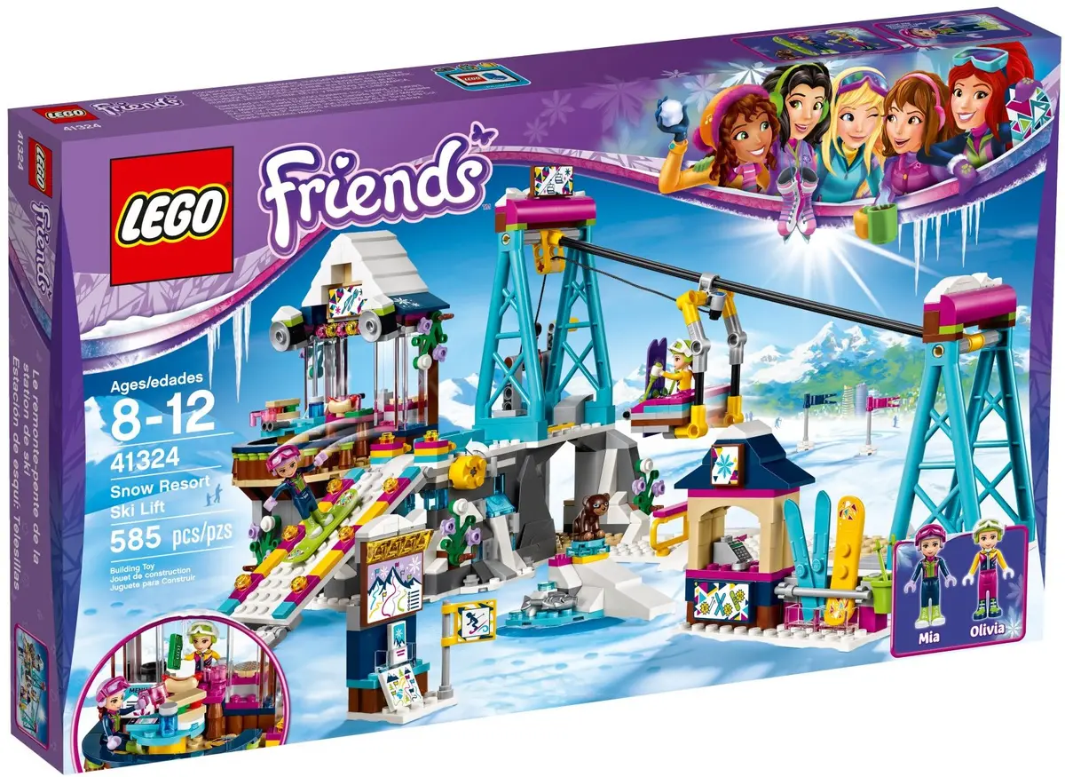 LEGO Friends 41324 Snow Resort Ski Lift set, image 2