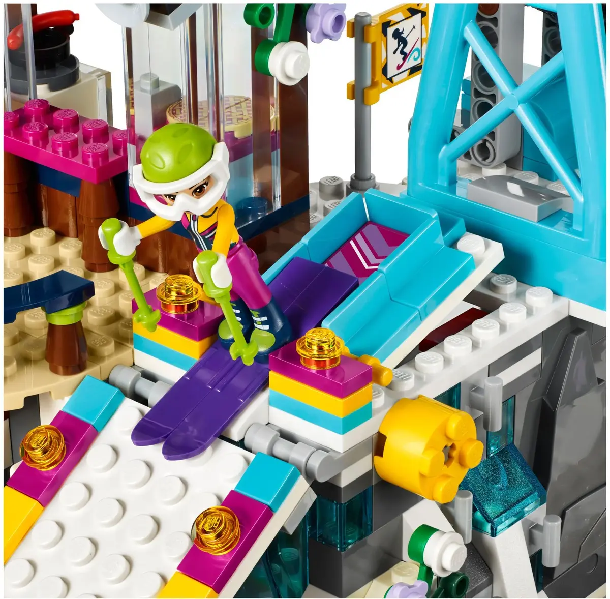 LEGO Friends 41324 Snow Resort Ski Lift set, image 9