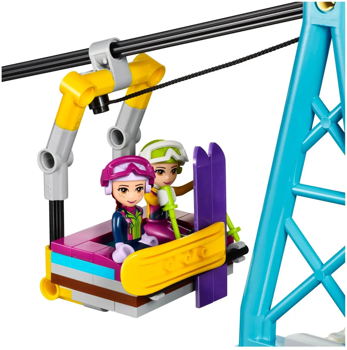 LEGO Friends 41324 Snow Resort Ski Lift set, image 5