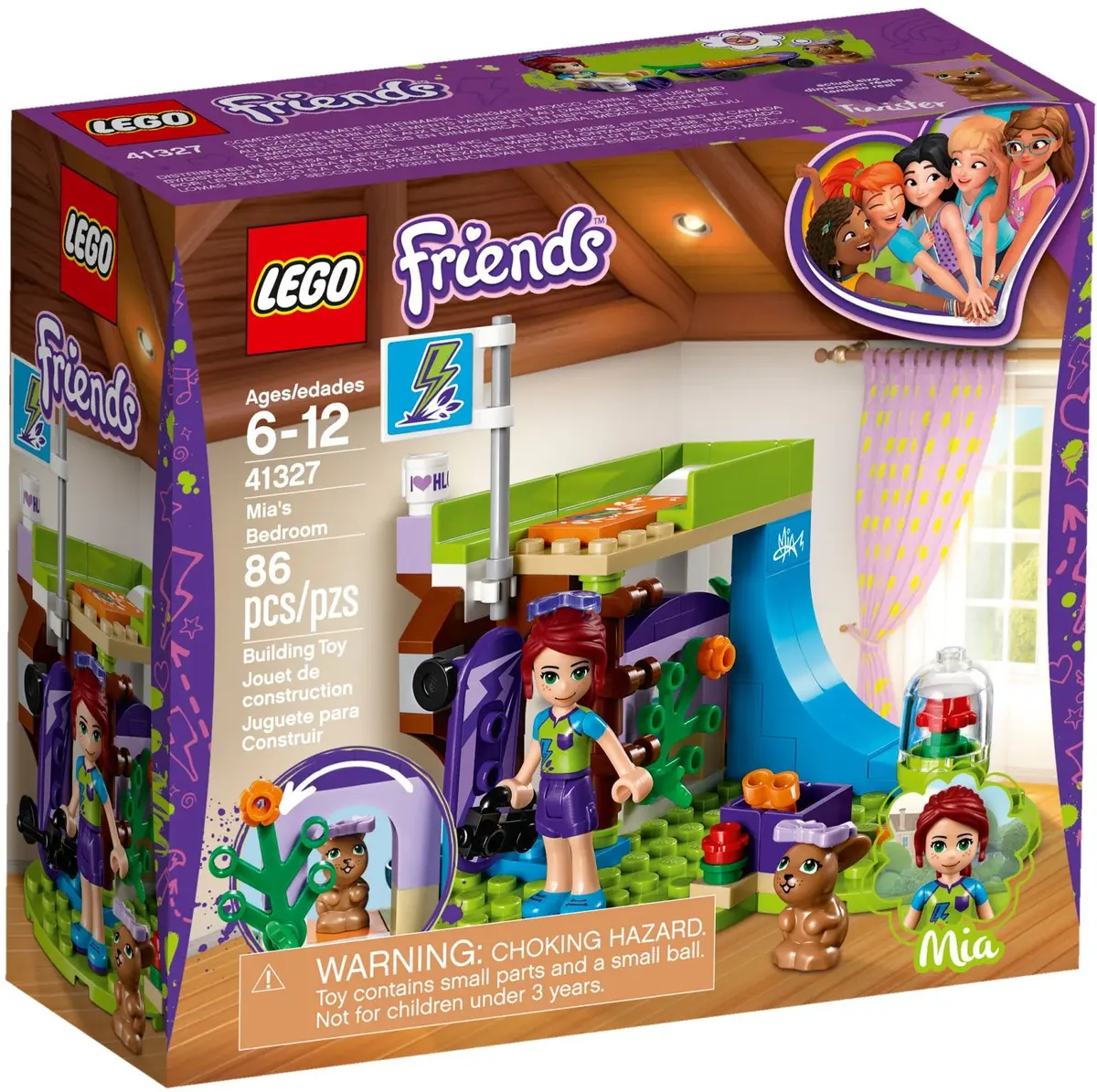 LEGO Friends 41327 Mia's Bedroom set, image 2