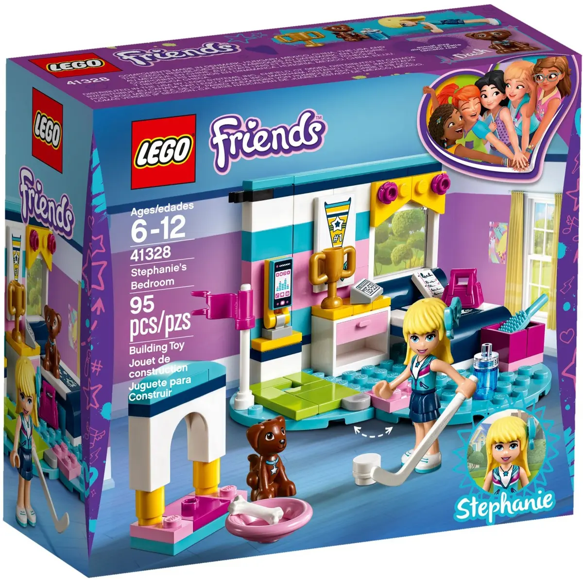 LEGO Friends 41328 Stephanie's Bedroom set, image 2