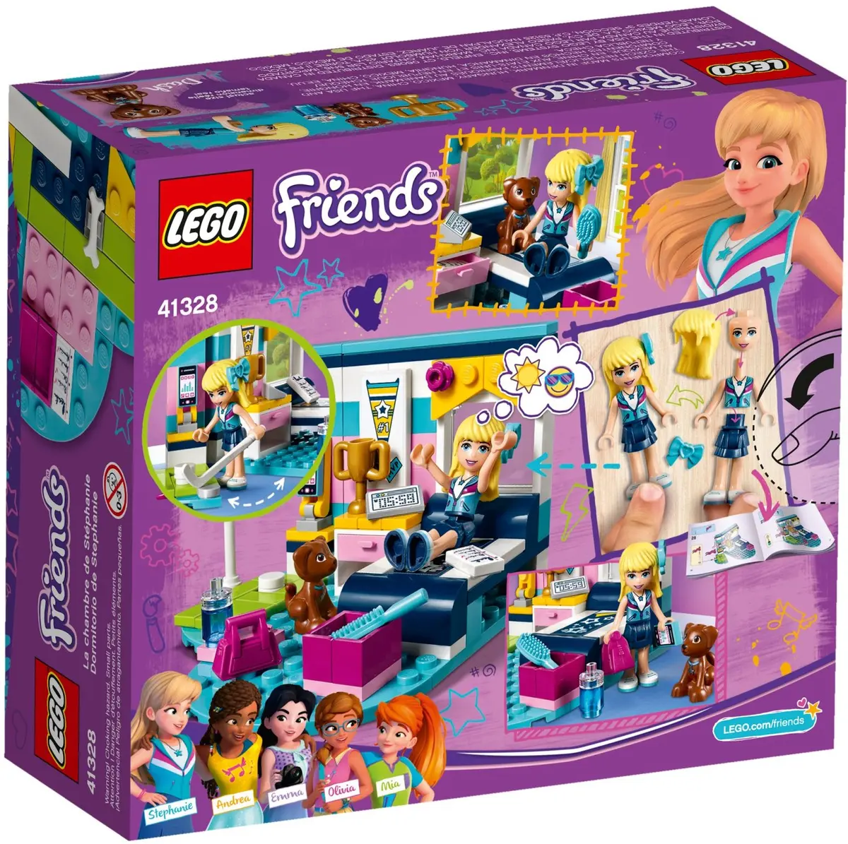 LEGO Friends 41328 Stephanie's Bedroom set, image 3