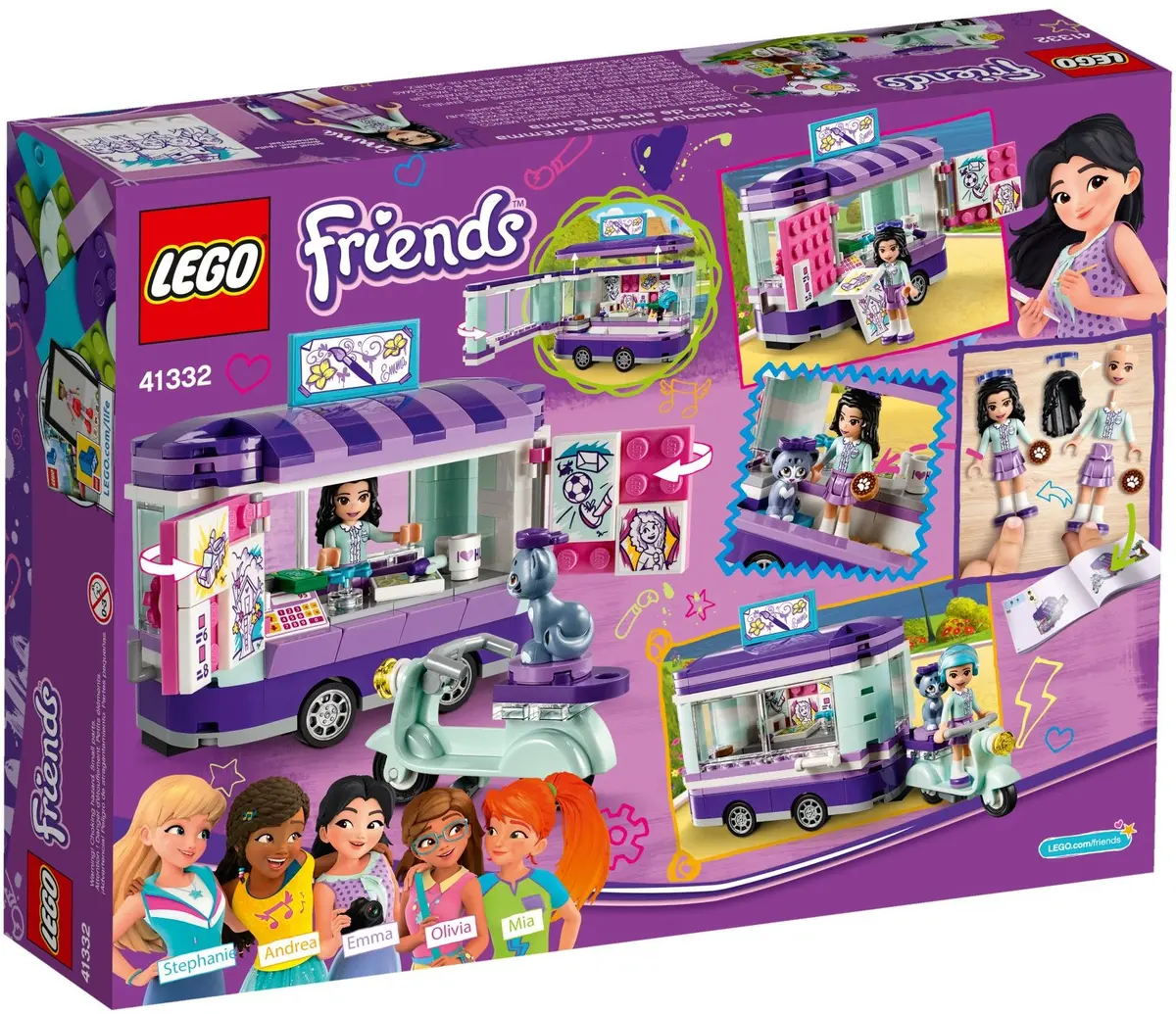 LEGO Friends 41332 Emma's Art Stand set, image 3