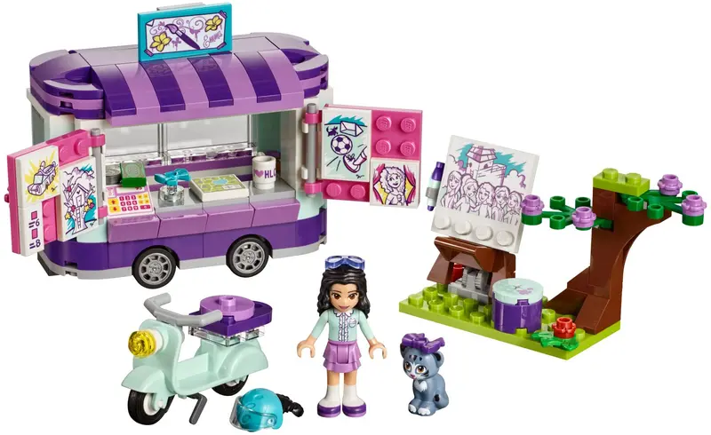 LEGO Friends 41332 Emma's Art Stand set