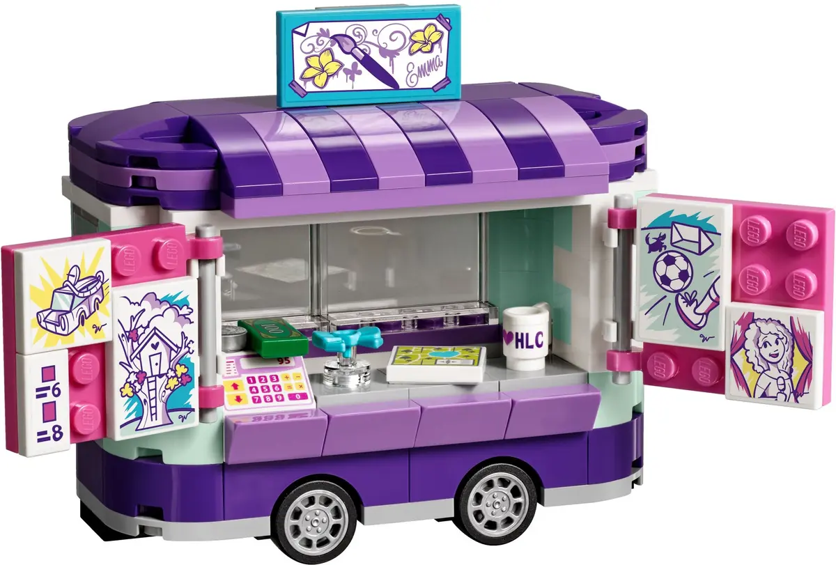 LEGO Friends 41332 Emma's Art Stand set, image 5