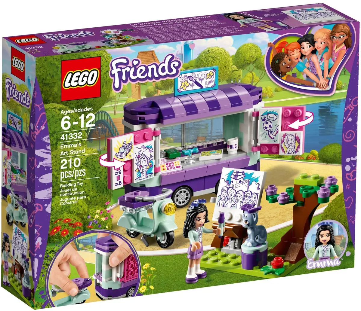 LEGO Friends 41332 Emma's Art Stand set, image 2