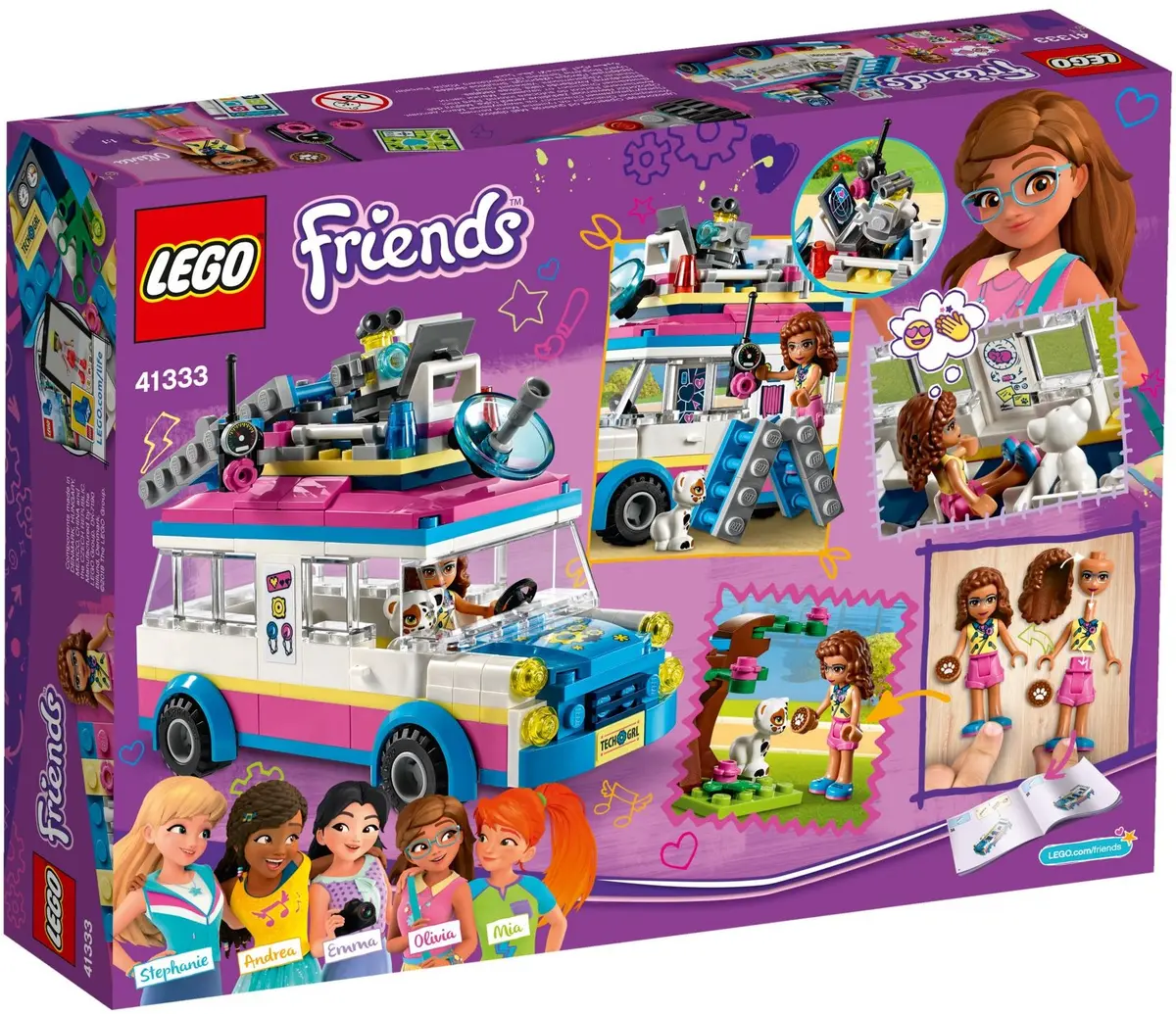 LEGO Friends 41333 Olivia's Mission Vehicle set, image 4