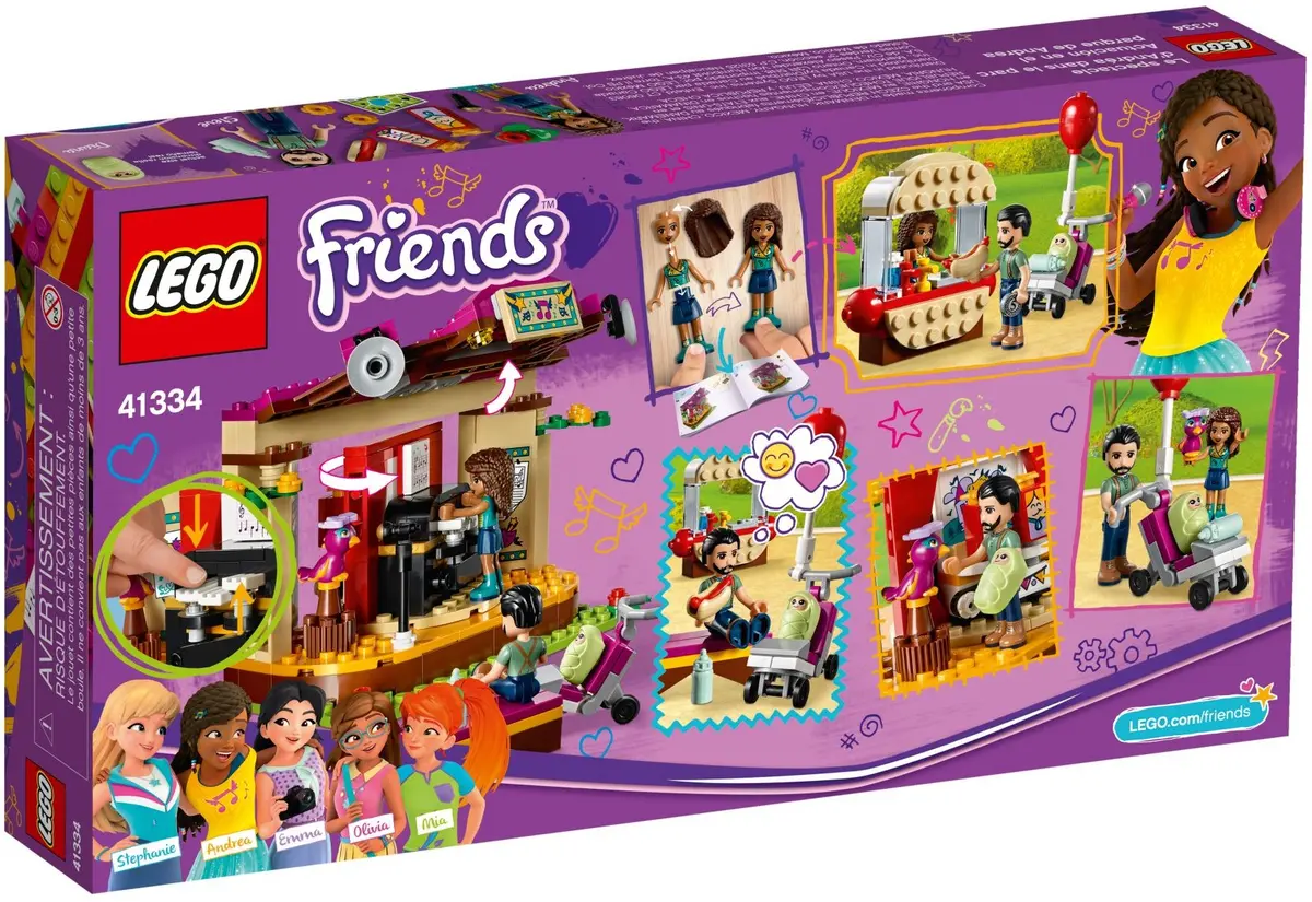 LEGO Friends 41334 Andrea's Park Performance set, image 4