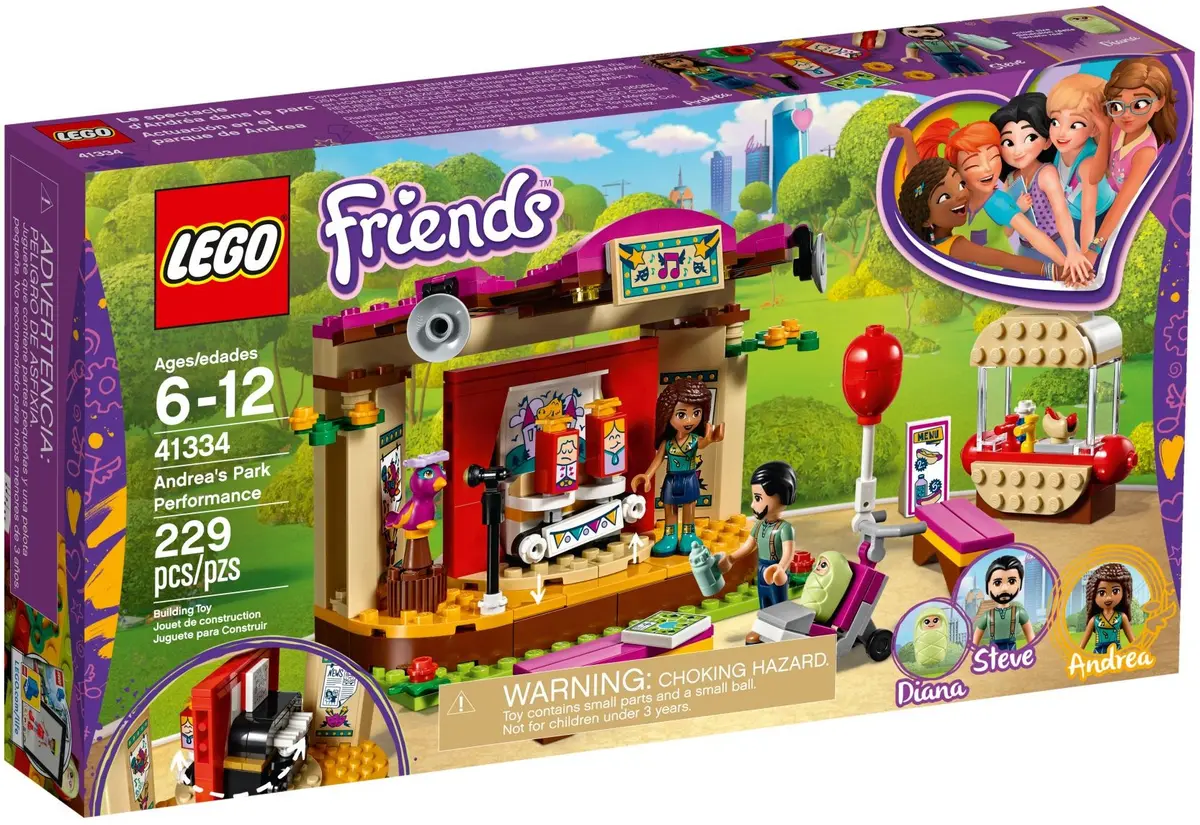 LEGO Friends 41334 Andrea's Park Performance set, image 2