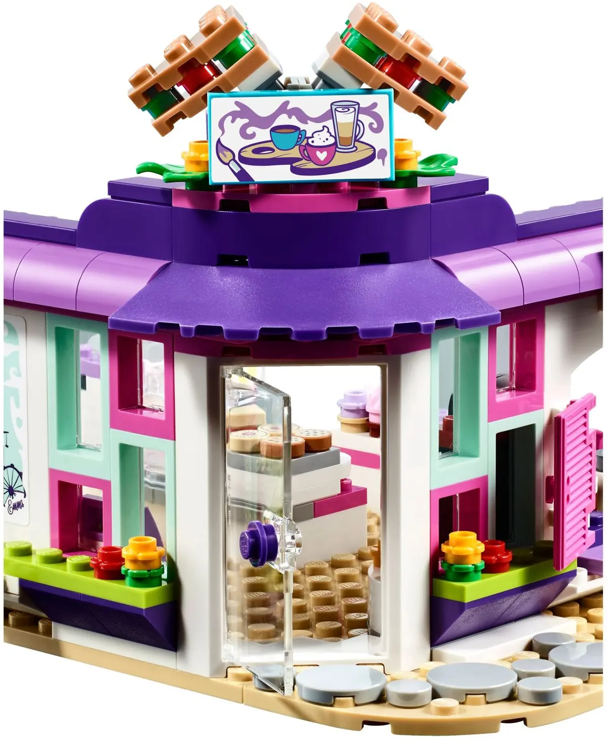 LEGO Friends 41336 Emma's Art Café set, image 8