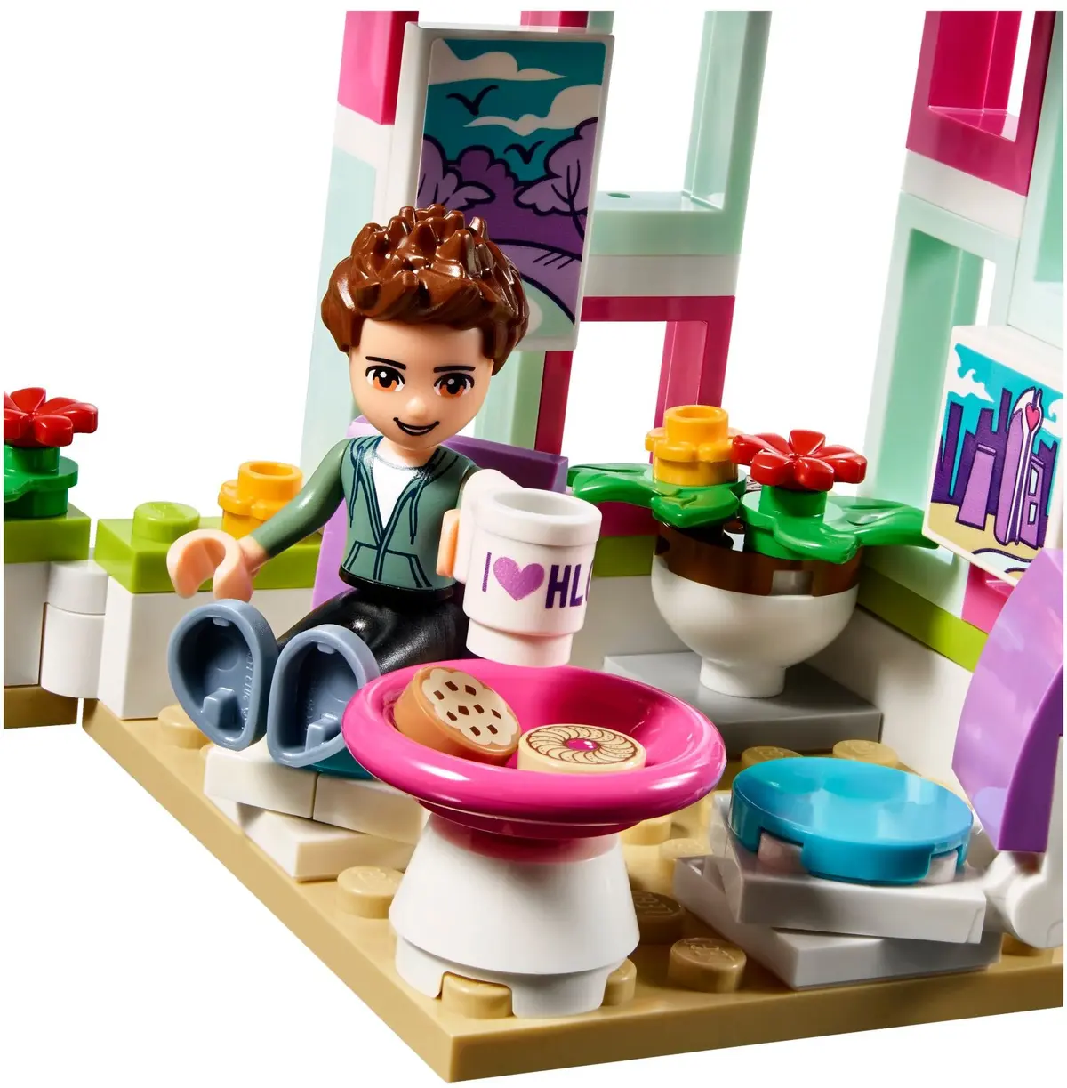 LEGO Friends 41336 Emma's Art Café set, image 12