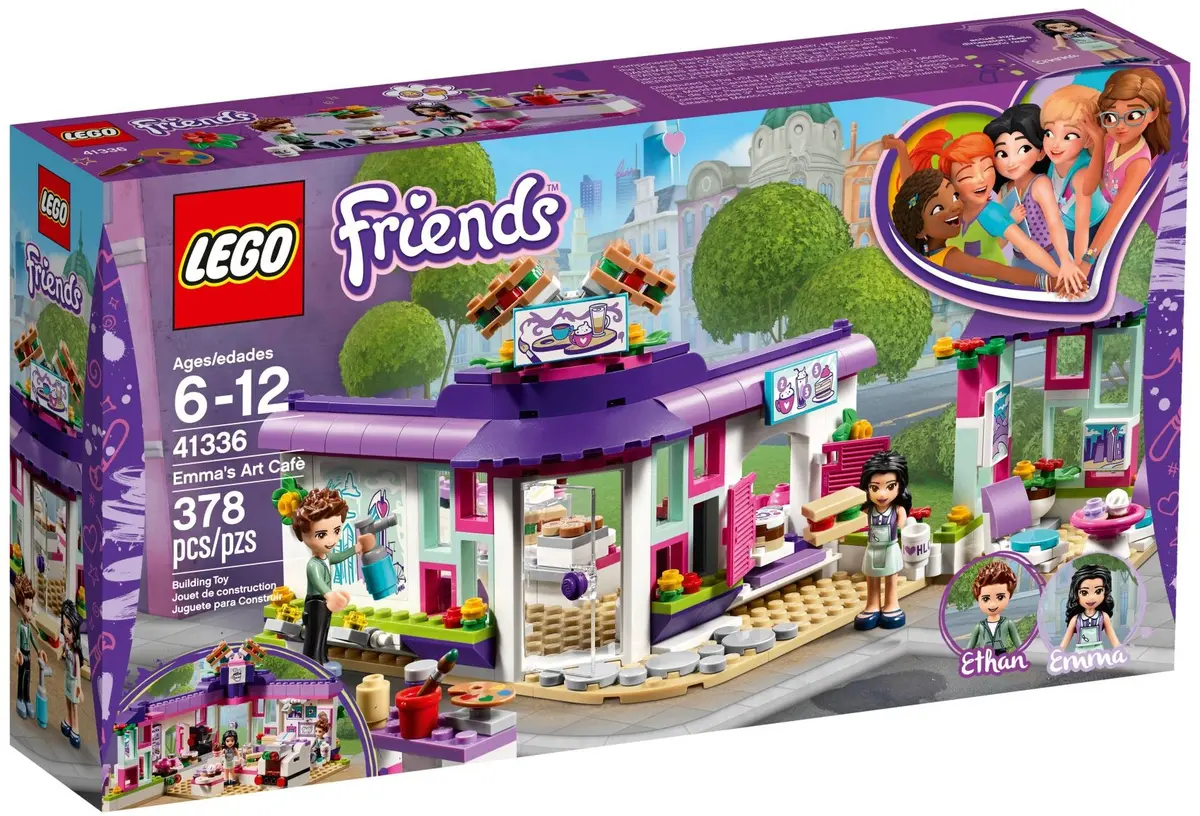 LEGO Friends 41336 Emma's Art Café set, image 2