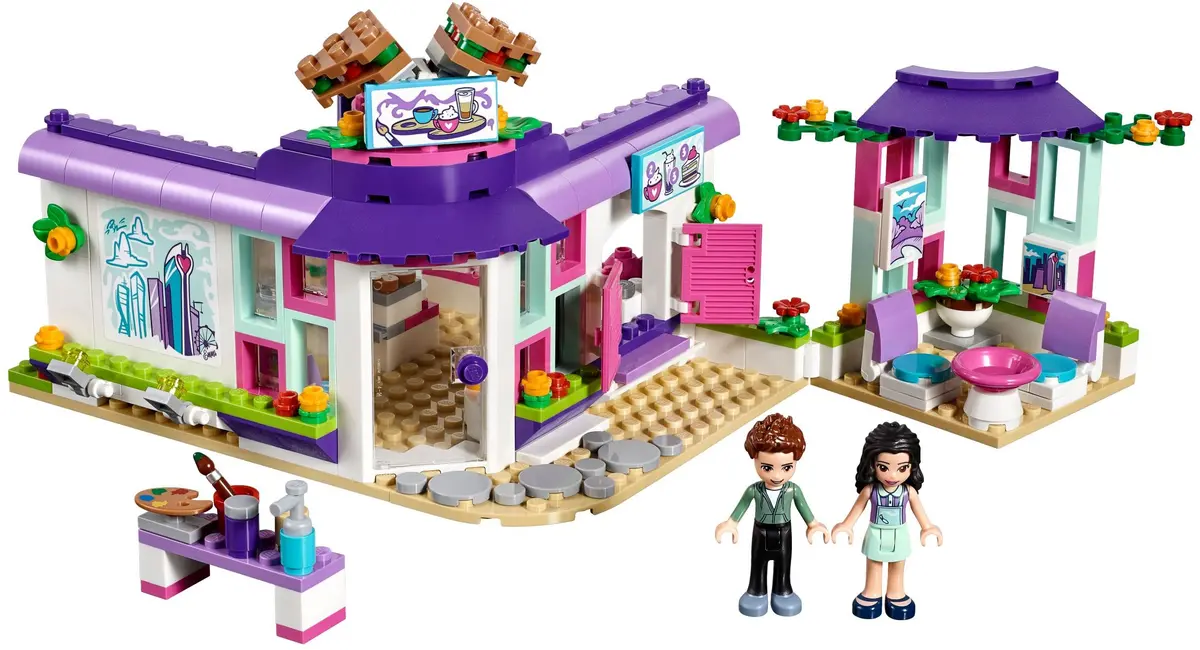 LEGO Friends 41336 Emma's Art Café set