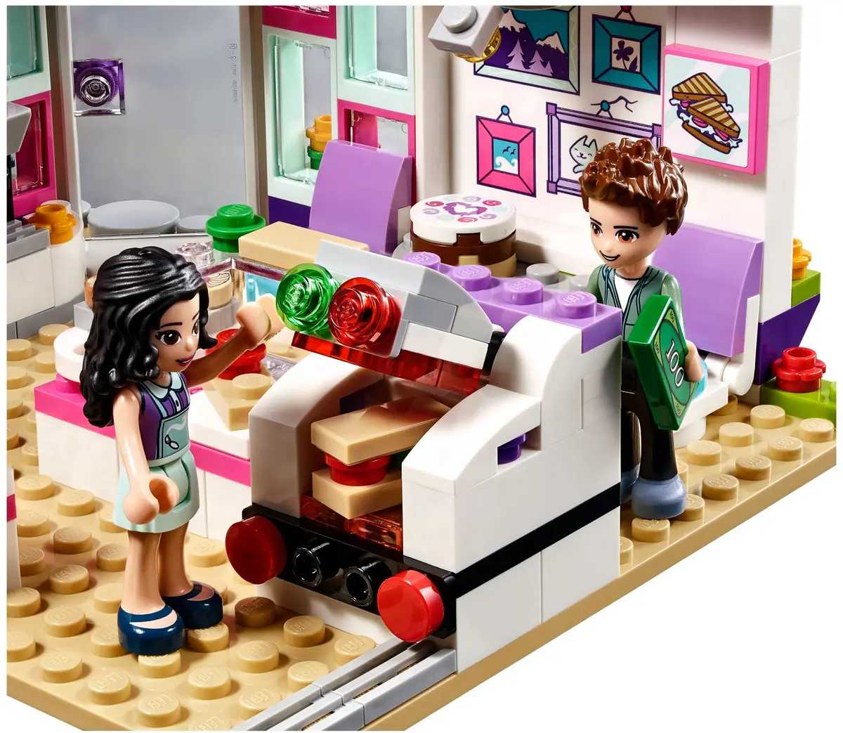 LEGO Friends 41336 Emma's Art Café set, image 11