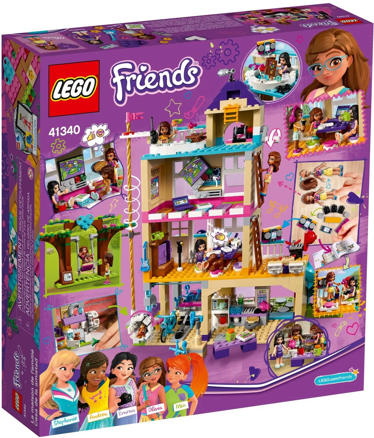 LEGO Friends 41340 Friendship House set, image 3