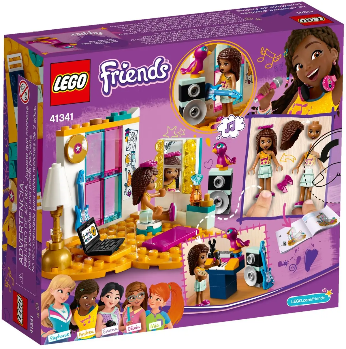 LEGO Friends 41341 Andrea's Bedroom set, image 5
