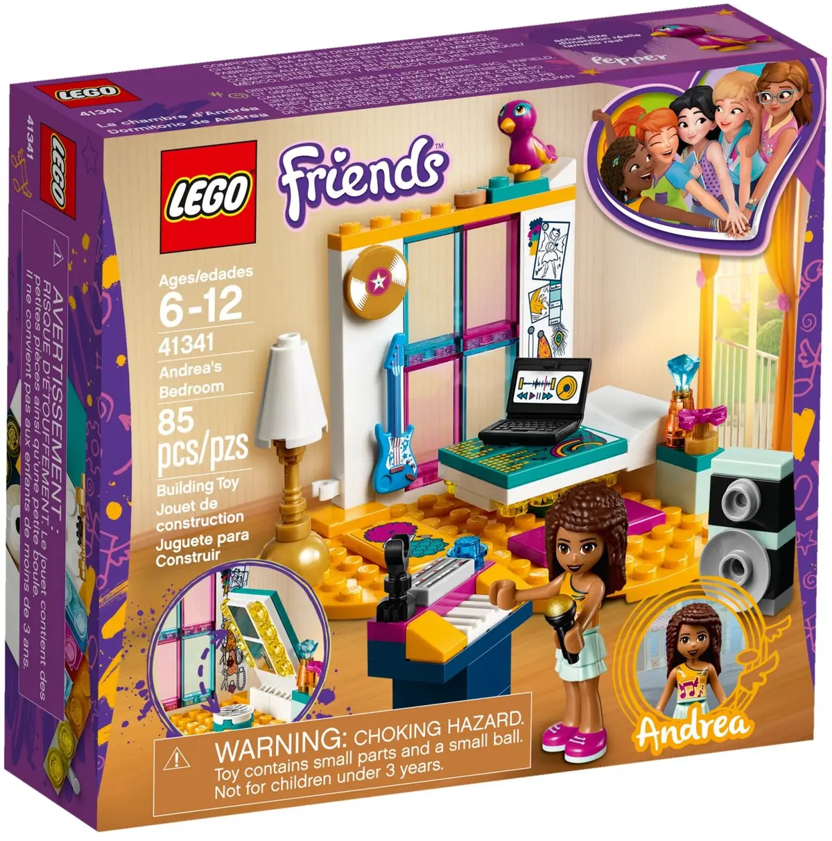 LEGO Friends 41341 Andrea's Bedroom set, image 2