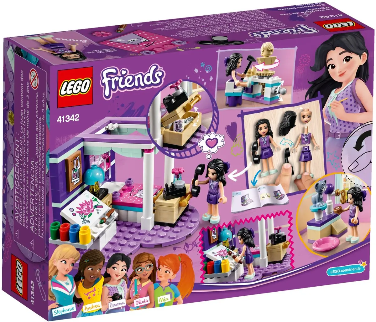 LEGO Friends 41342 Emma's Deluxe Bedroom set, image 5