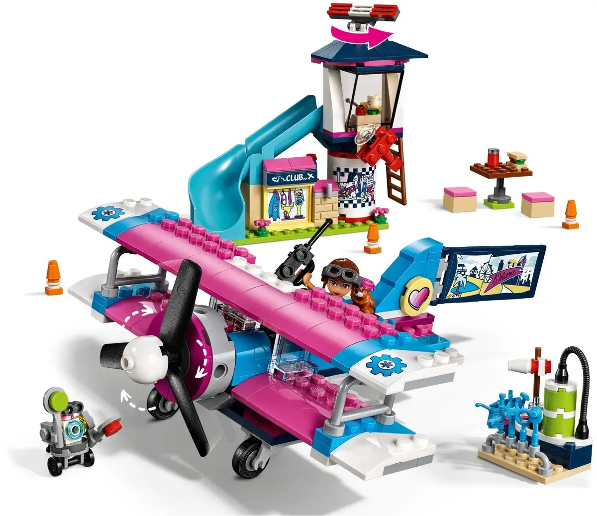 LEGO Friends 41343 Heartlake City Airplane Tour set, image 3