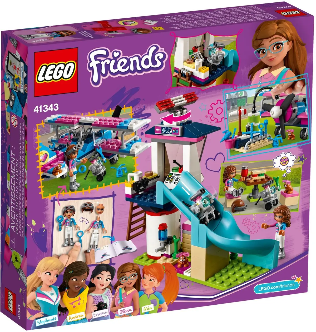 LEGO Friends 41343 Heartlake City Airplane Tour set, image 6
