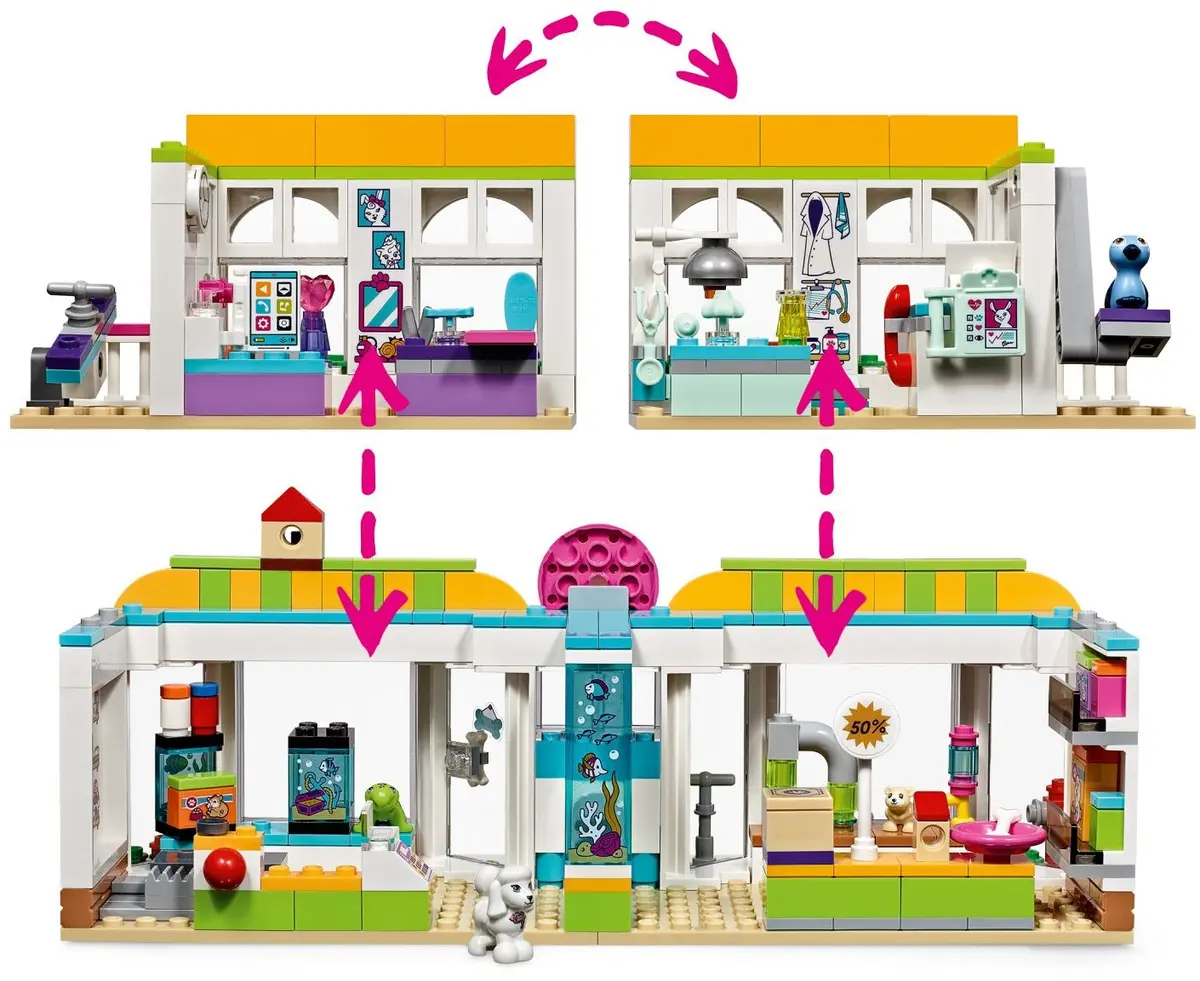 LEGO Friends 41345 Heartlake City Pet Centre set, image 3