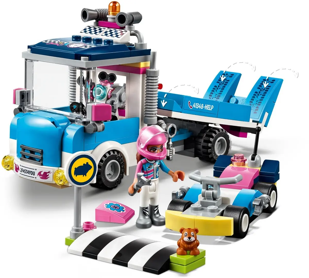LEGO Friends 41348 Service & Care Truck set, image 3
