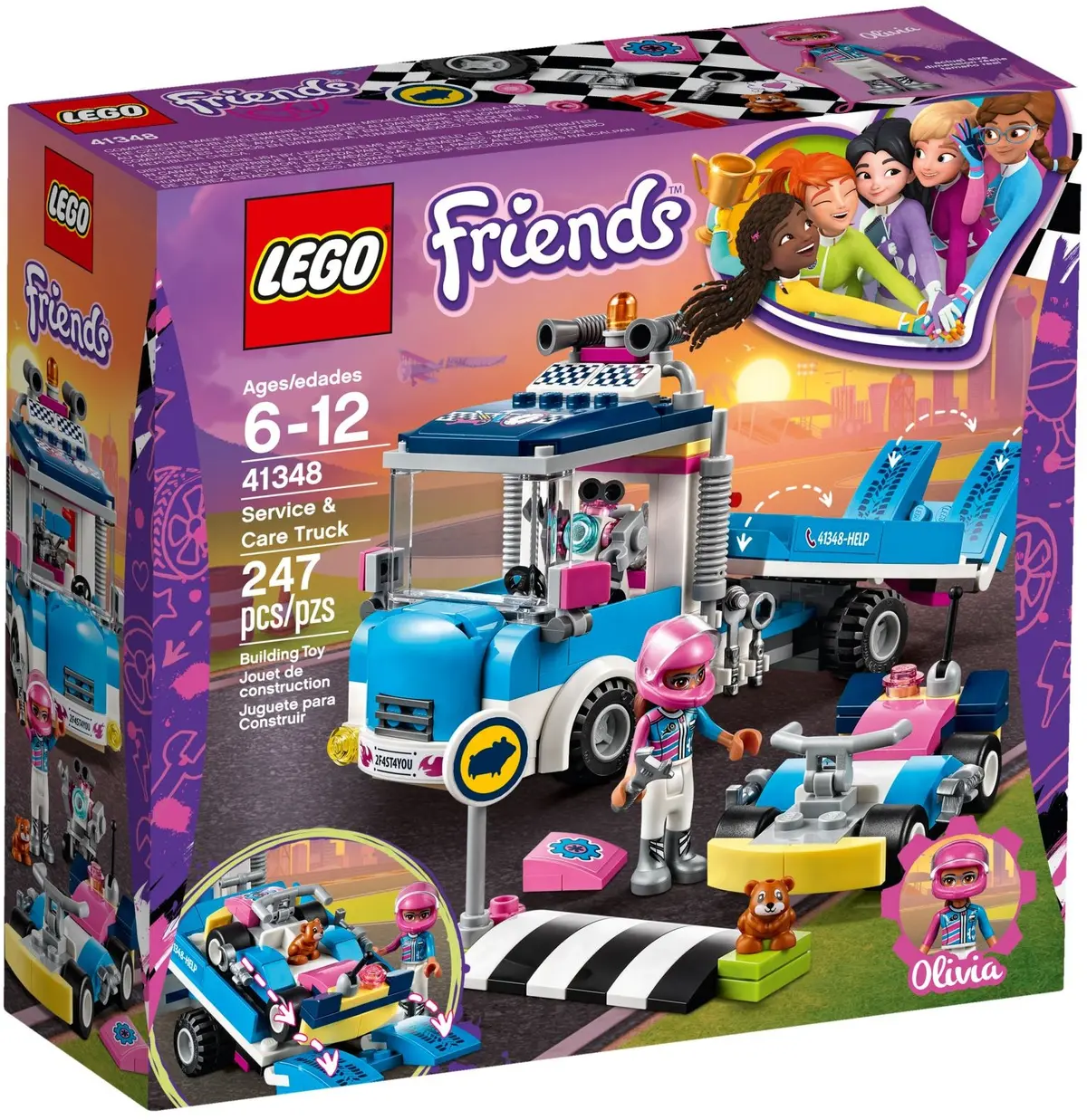 LEGO Friends 41348 Service & Care Truck set, image 2