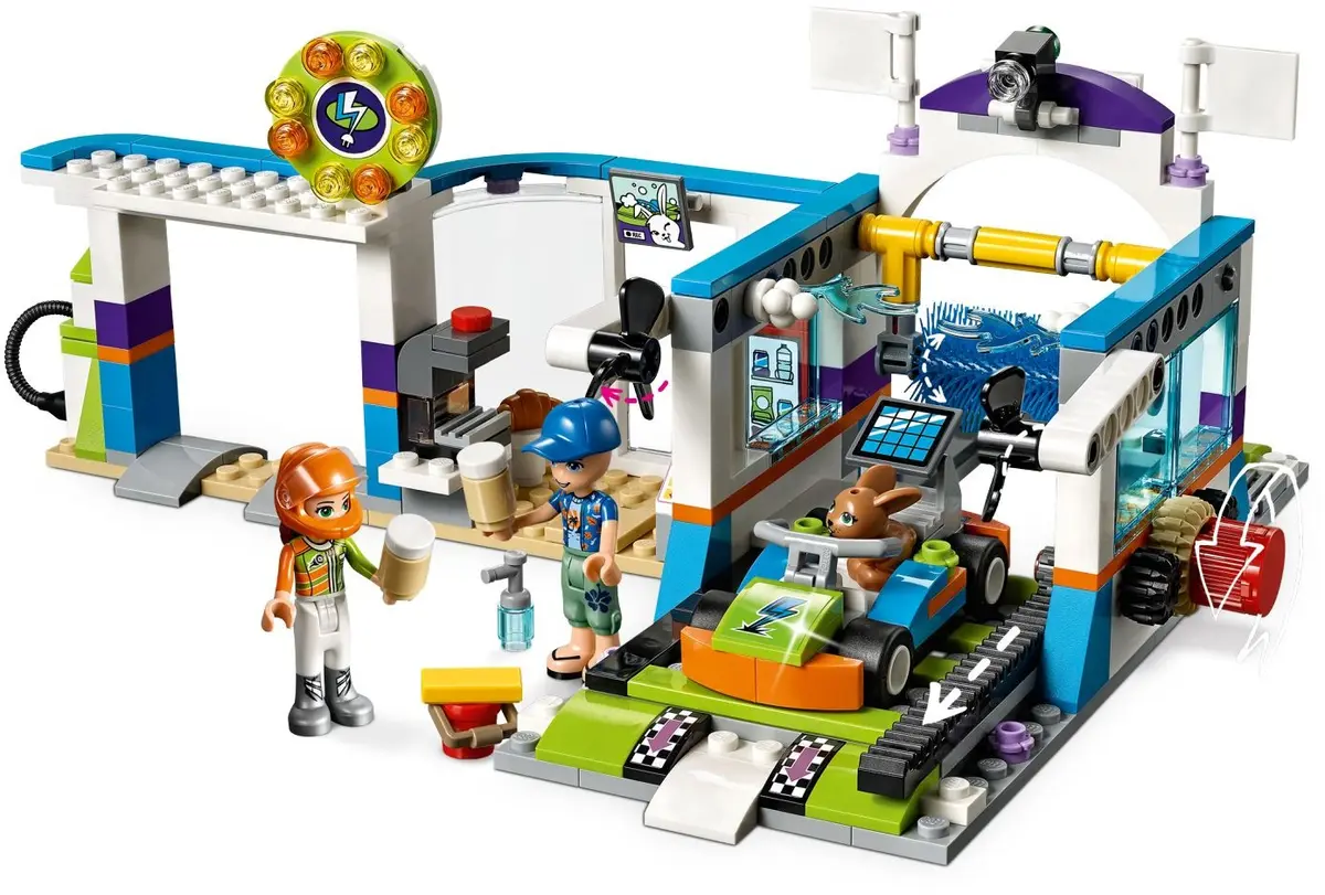 LEGO Friends 41350 Spinning Brushes Car Wash set, image 3