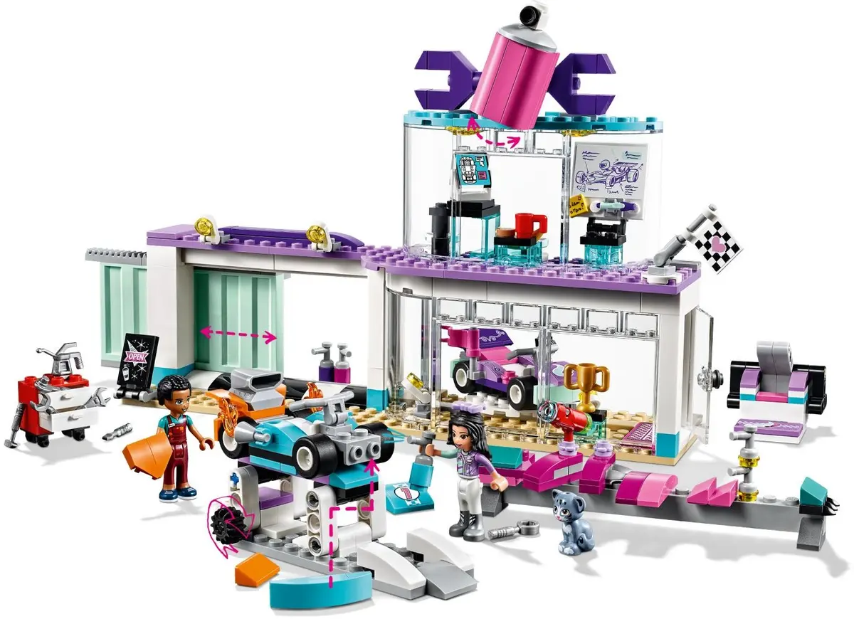 LEGO Friends 41351 Creative Tuning Shop set, image 3
