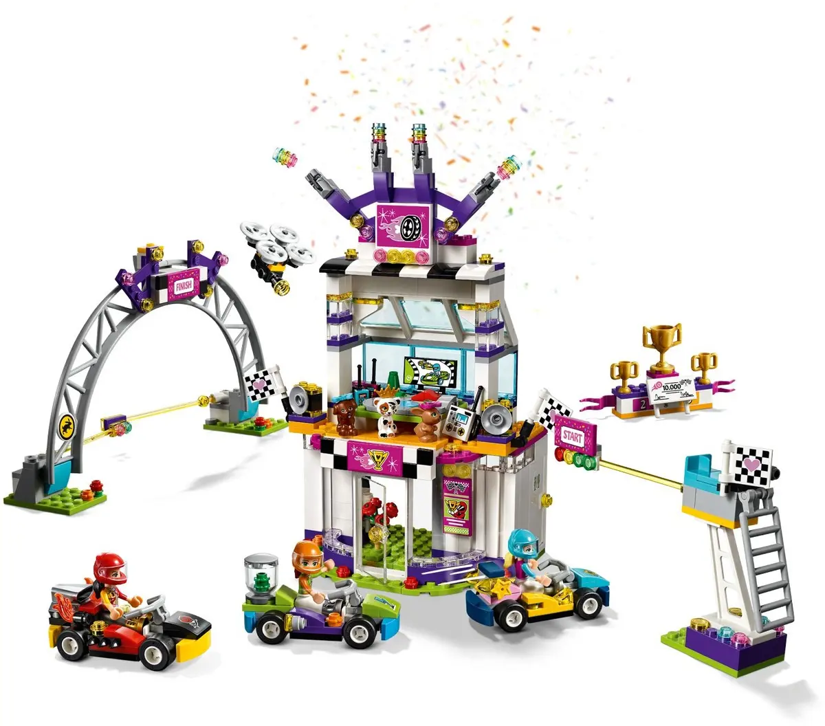 LEGO Friends 41352 The Big Race Day set, image 3