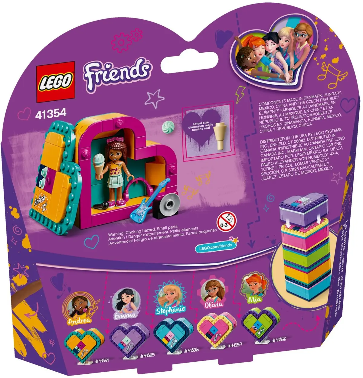 LEGO Friends 41354 Andrea's Heart Box set, image 5