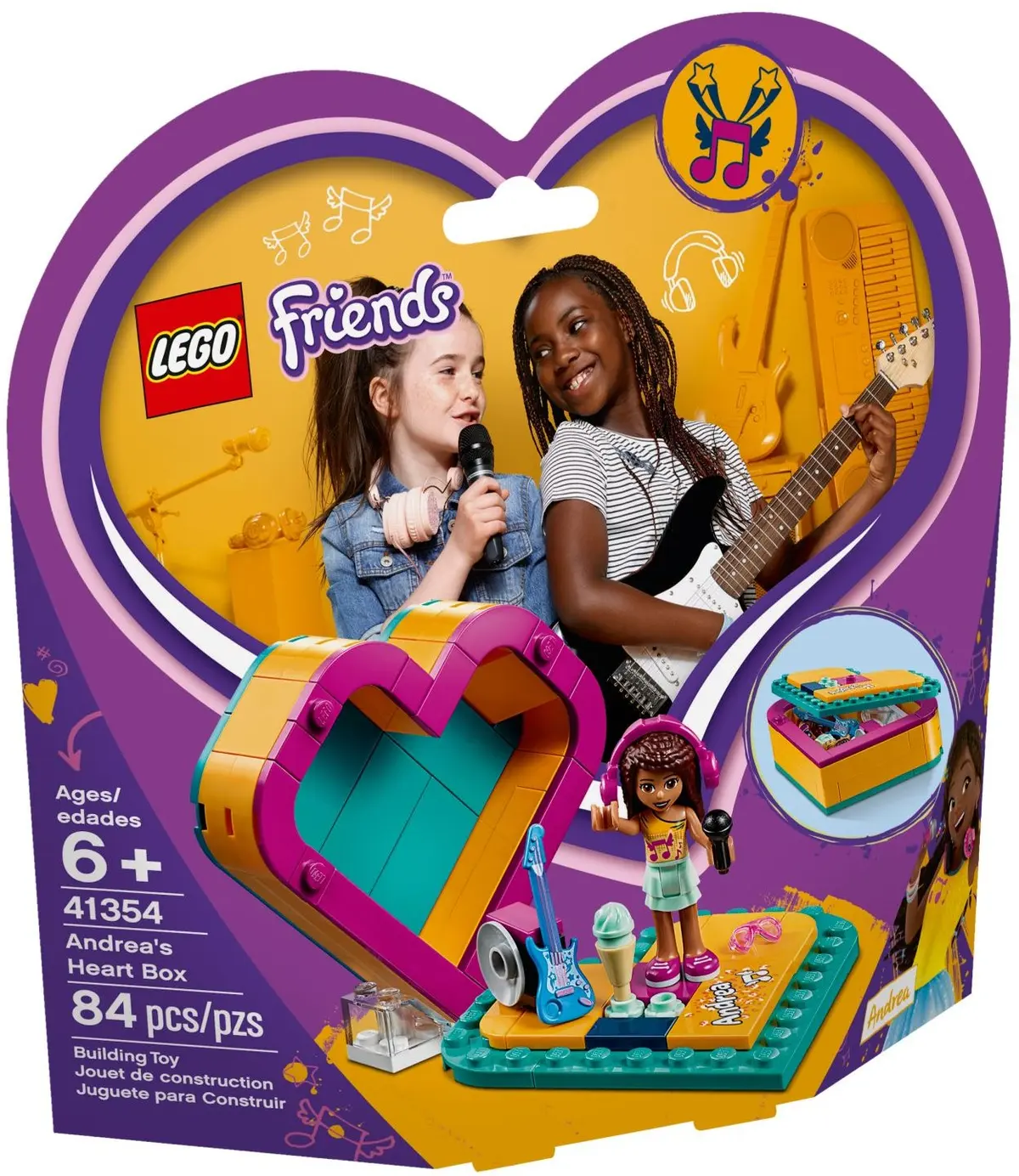 LEGO Friends 41354 Andrea's Heart Box set, image 2