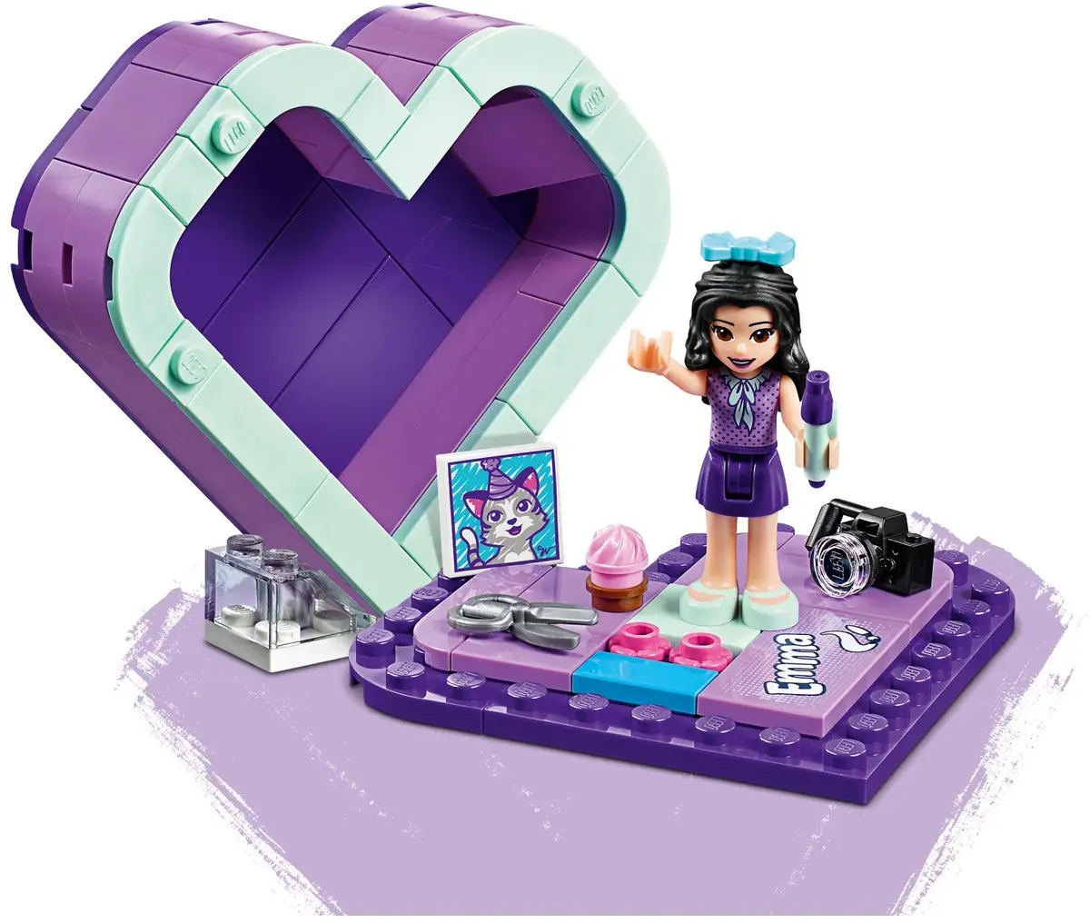 LEGO Friends 41355 Emma's Heart Box set, image 3