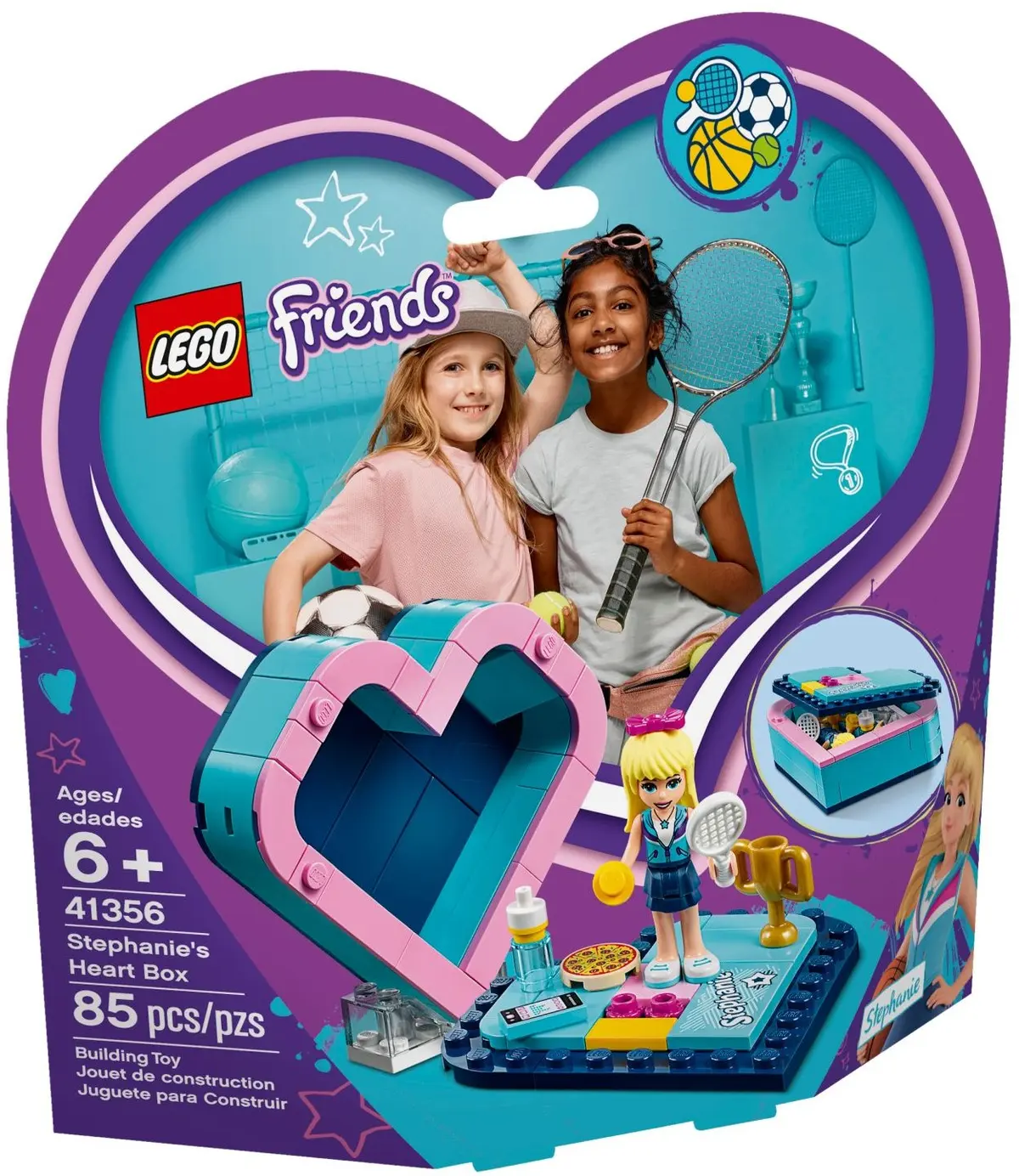 LEGO Friends 41356 Stephanie's Heart Box set, image 2