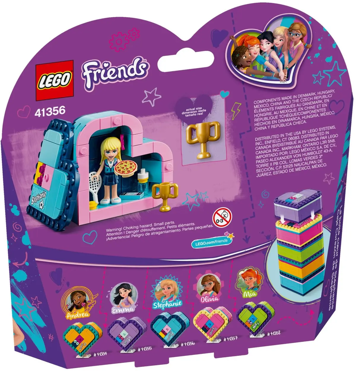 LEGO Friends 41356 Stephanie's Heart Box set, image 5