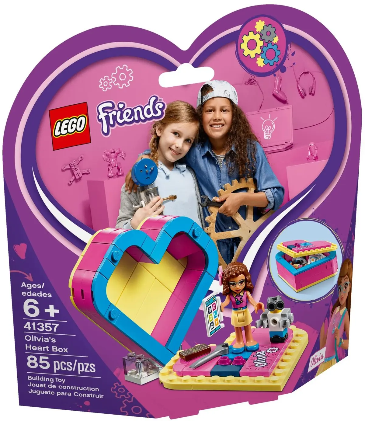 LEGO Friends 41357 Olivia's Heart Box set, image 2