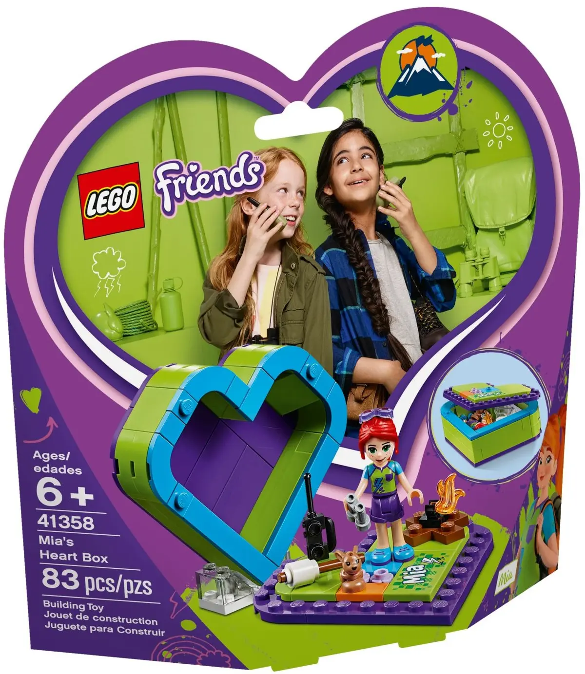 LEGO Friends 41358 Mia's Heart Box set, image 2