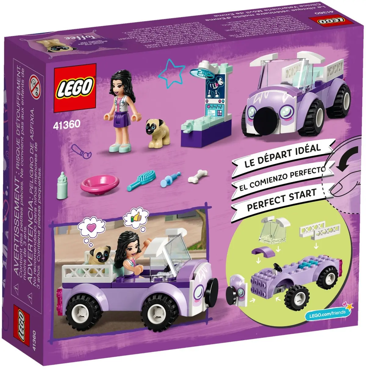 LEGO Friends 41360 Emma's Mobile Veterinary Clinic set, image 4