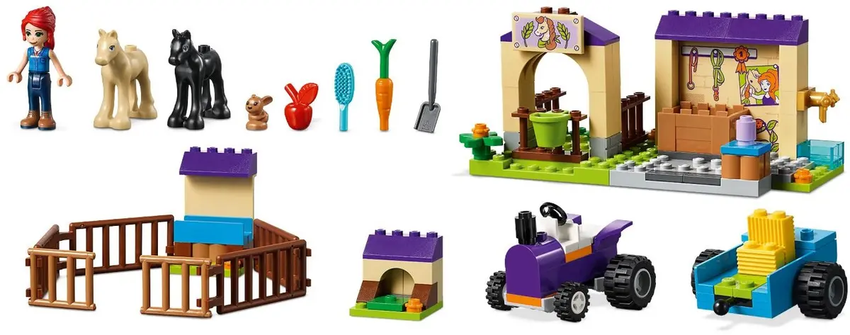 LEGO Friends 41361 Mia's Foal Stable set, image 4